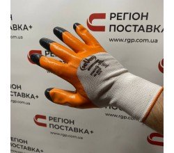 Нейлоновые с оранжево-черным нитриловым покрытием 